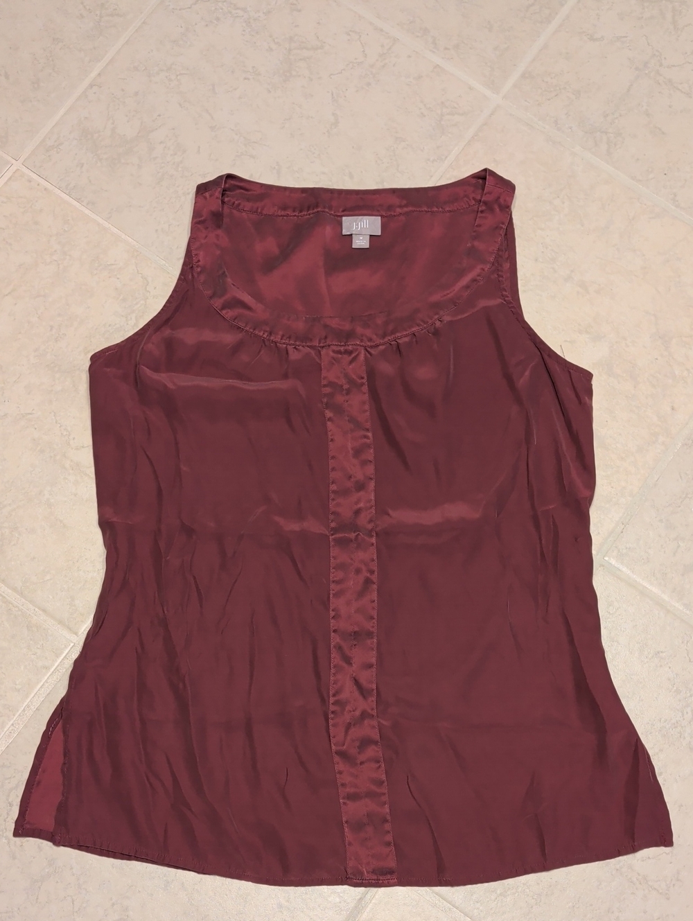 J.Jill Maroon Tank Top Blouse